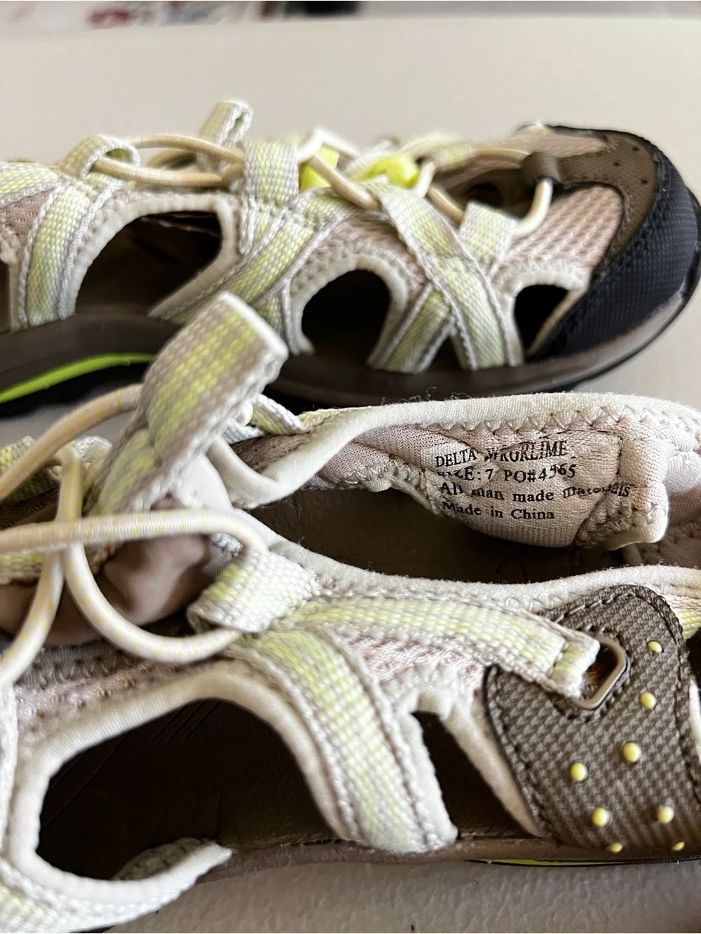 Abeo Delta H20 Sandals Closed-Toe Hiking And Water Trail Sandals Shoes Size 7